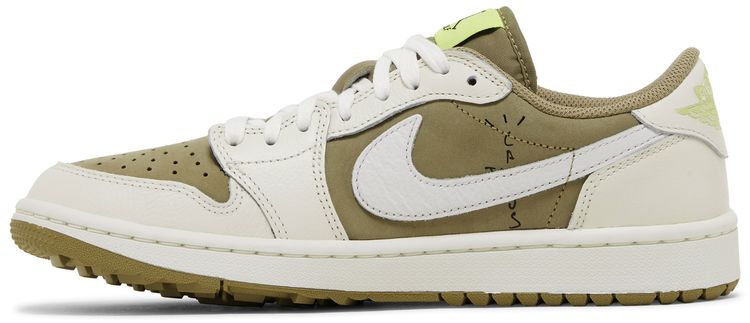 Travis Scott x Air Jordan 1 Low Golf 'Neutral Olive' - 图片 3
