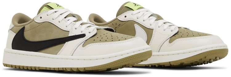 Travis Scott x Air Jordan 1 Low Golf 'Neutral Olive' - 图片 8