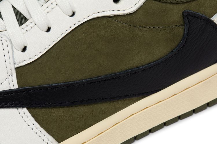 Travis Scott x Air Jordan 1 Retro Low OG SP 'Reverse Olive / Medium Olive' - 图片 10
