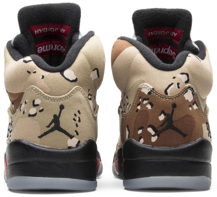Supreme x Air Jordan 5 Retro 'Desert Camo' - 图片 6
