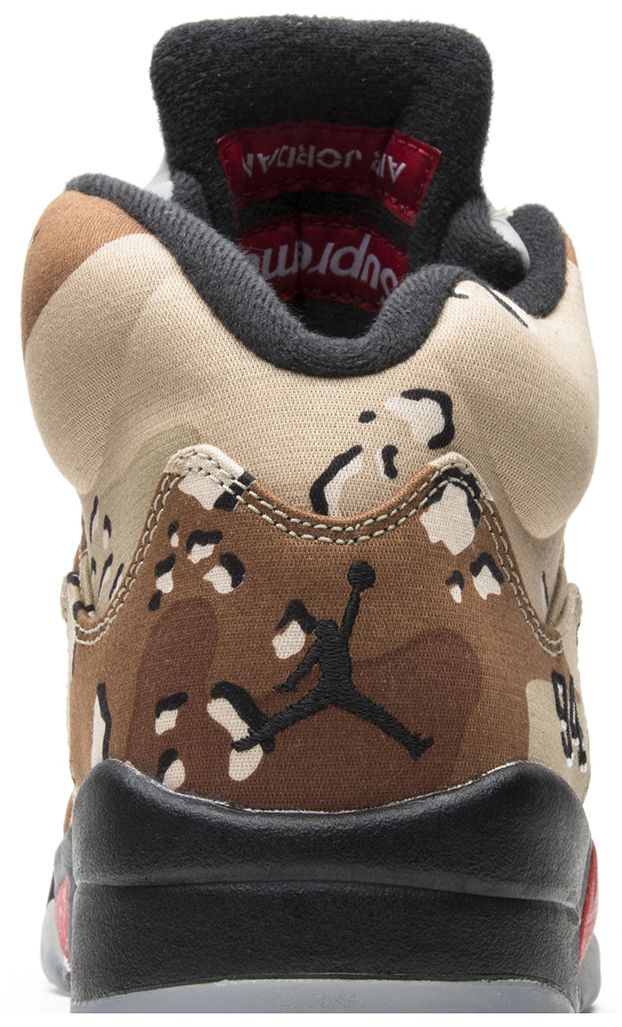 Supreme x Air Jordan 5 Retro 'Desert Camo' - 图片 7