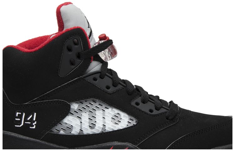 Supreme x Air Jordan 5 Retro 'Black' - 图片 2