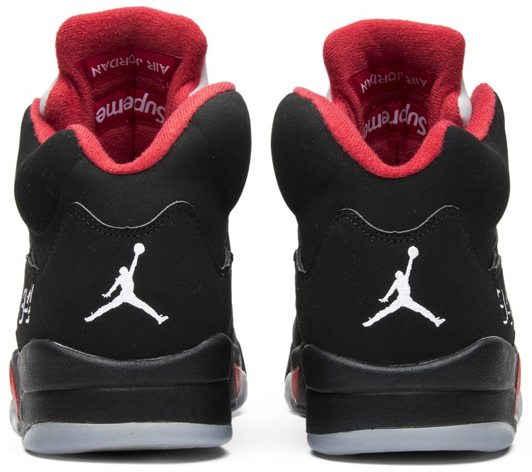 Supreme x Air Jordan 5 Retro 'Black' - 图片 6
