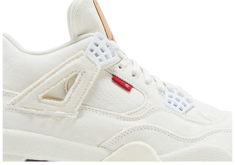 Levi's x Air Jordan 4 Retro 'White Denim' - 图片 2