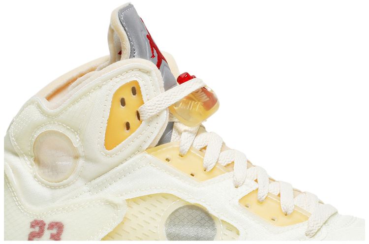 Off-White x Air Jordan 5 SP 'Sail' - 图片 2