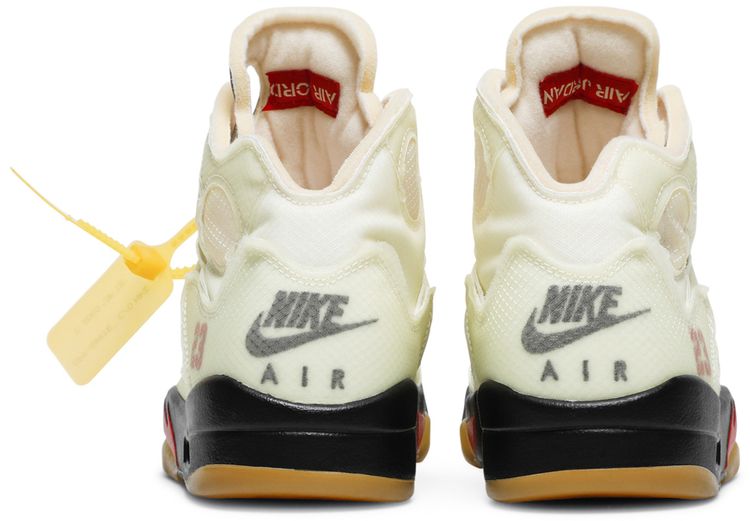 Off-White x Air Jordan 5 SP 'Sail' - 图片 6