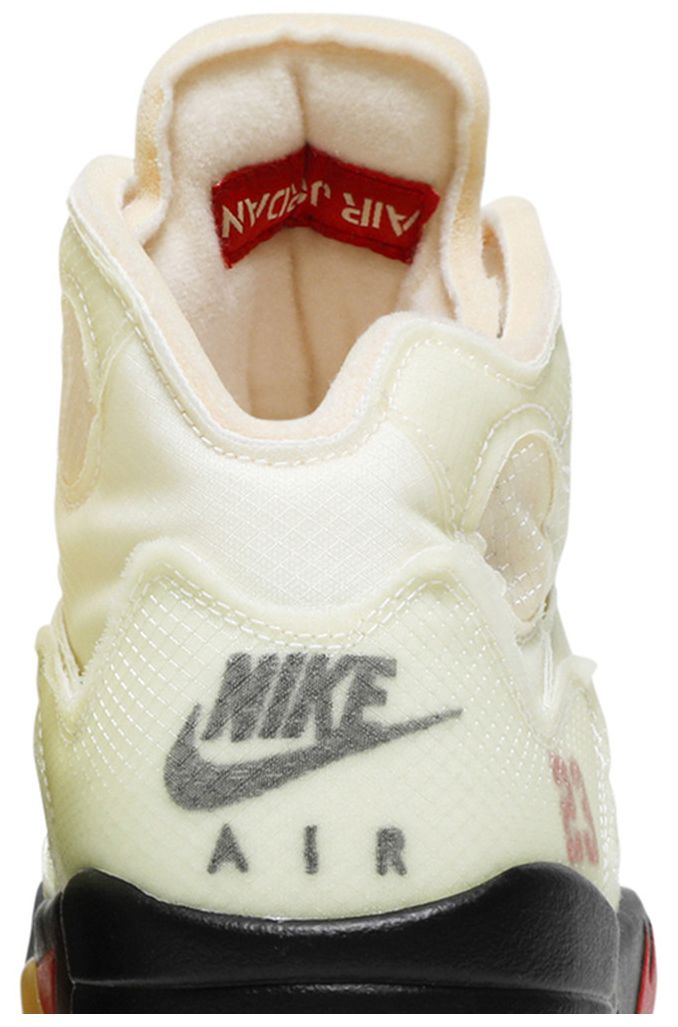 Off-White x Air Jordan 5 SP 'Sail' - 图片 7