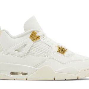 Buy Wmns Air Jordan 4 Retro 'Metallic Gold' - AQ9129 170 | GOAT